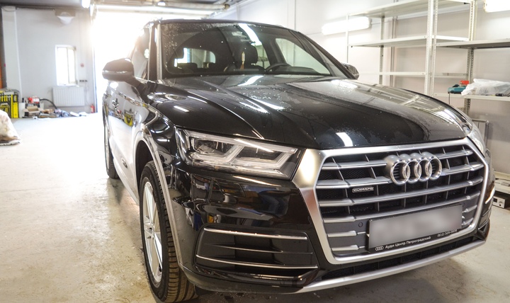 Шумоизоляция колесных арок Audi Q5
